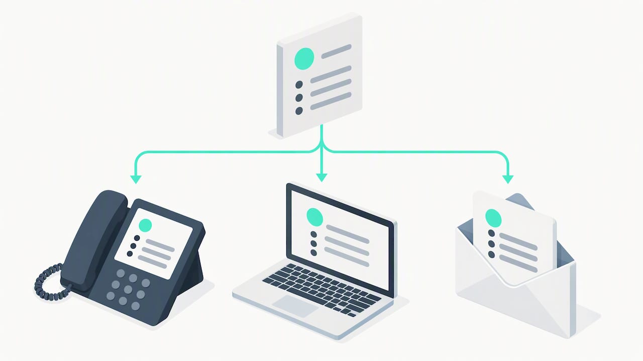 One after-hours policy distributed across three channels