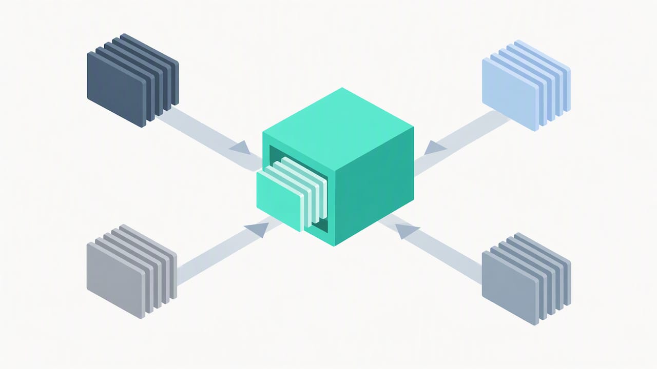Records from separate channels gathered securely